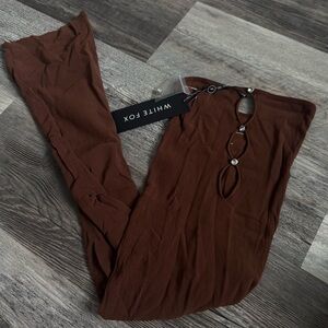 White fox boutique your peace cutout midi dress